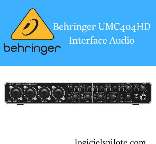Behringer-UMC404HD-Pilote